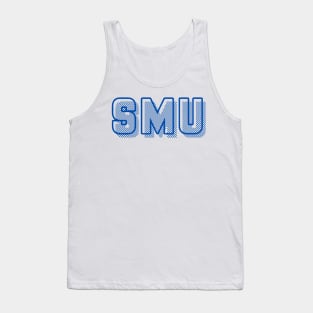 SMU Logo Dots Blue Tank Top